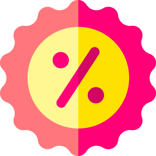 descuento Basic Rounded Flat icono
