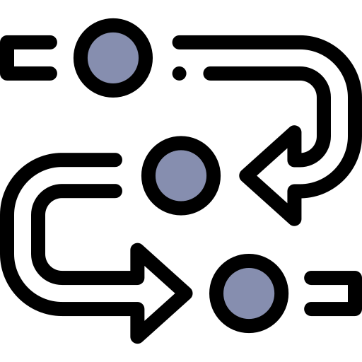 strumień Detailed Rounded Lineal color ikona