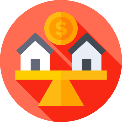 hypothek Flat Circular Flat icon