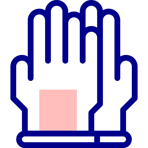 des gants Detailed Mixed Lineal color Icône