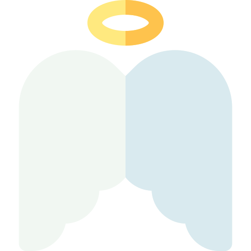 Ángel Basic Rounded Flat icono