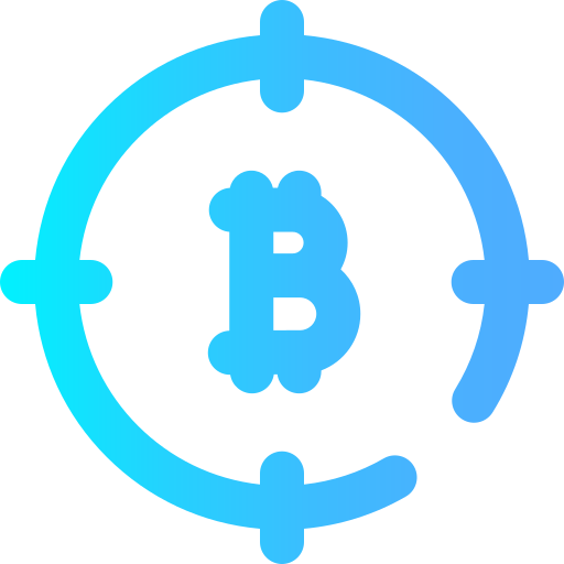 bitcoin Super Basic Omission Gradient icon