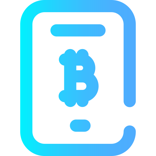 bitcoin Super Basic Omission Gradient Icône