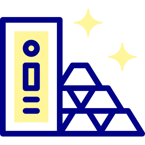 金 Detailed Mixed Lineal color icon