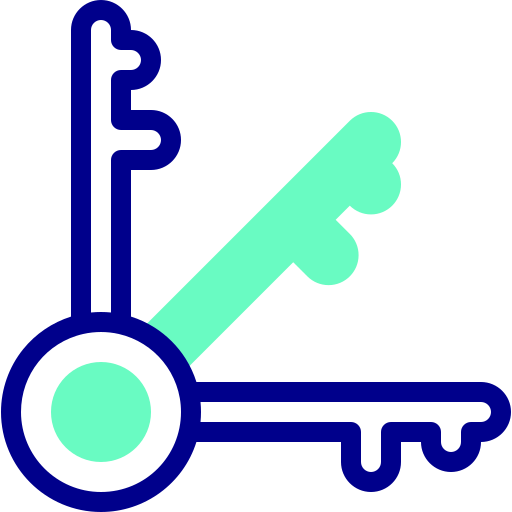 Ключ Detailed Mixed Lineal color иконка