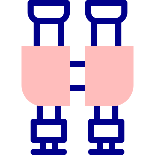Binoculars Detailed Mixed Lineal color icon