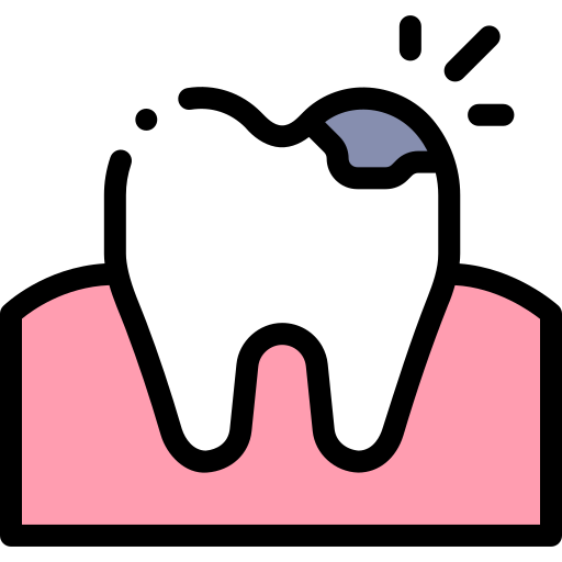 Pain Detailed Rounded Lineal color icon