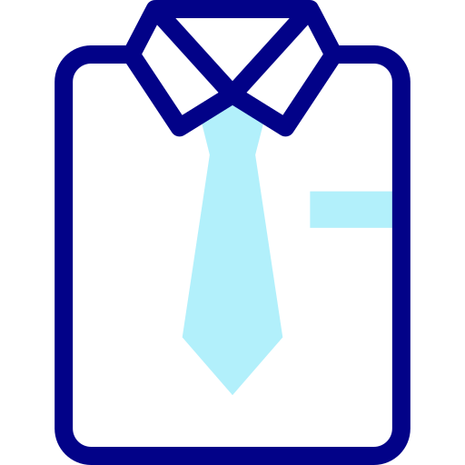 Tie Detailed Mixed Lineal color icon