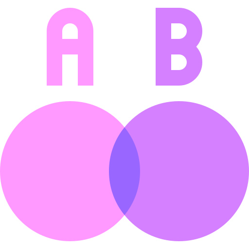 diagrama de venn Basic Sheer Flat icono