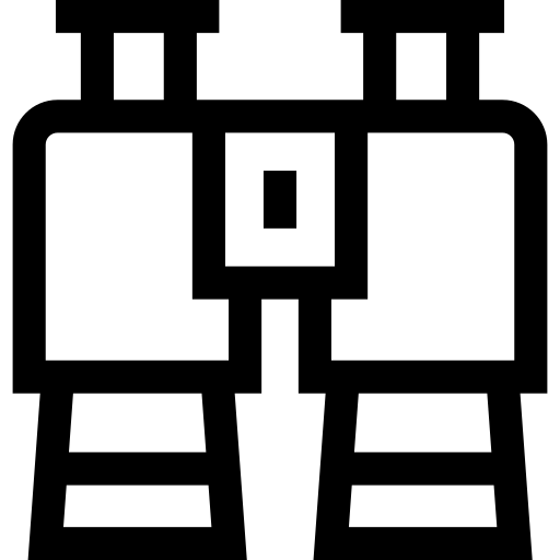 lornetka Basic Straight Lineal ikona