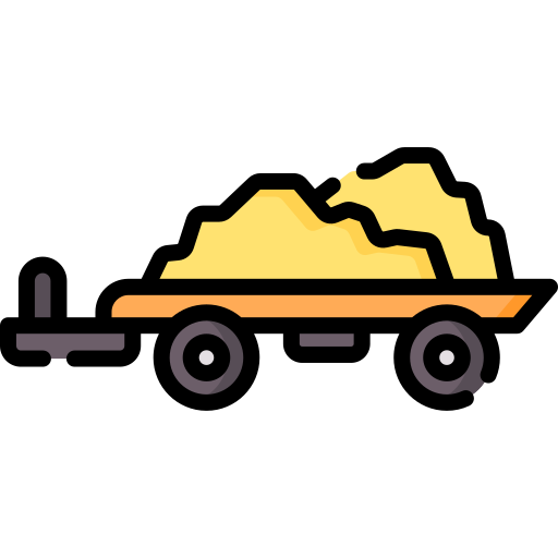 Mining cart Special Lineal color icon
