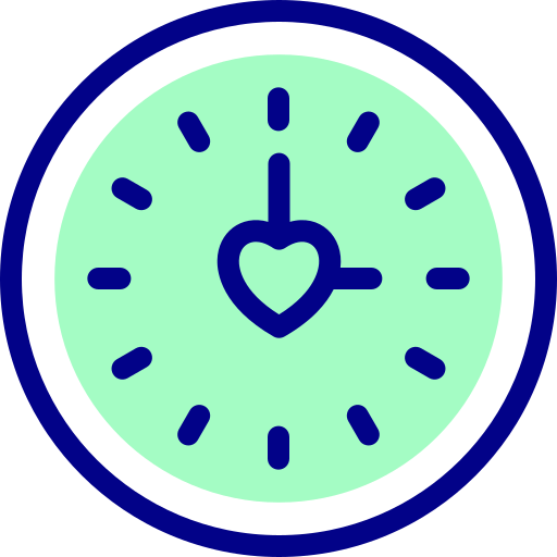 時計 Detailed Mixed Lineal color icon