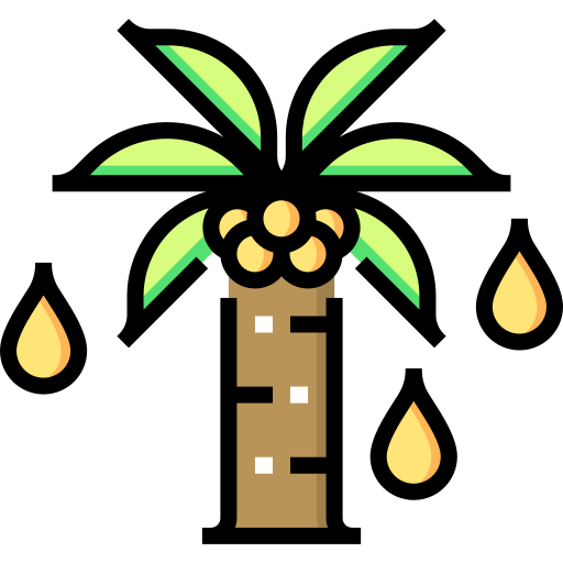 пальмовое масло Detailed Straight Lineal color иконка