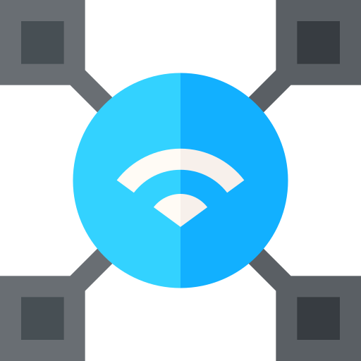 iot Basic Straight Flat Icône