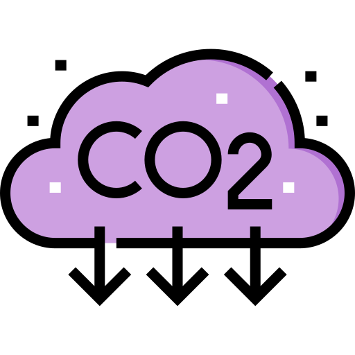 co2-emission Detailed Straight Lineal color icon