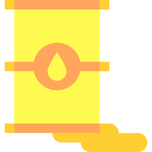 Oil barrel Basic Sheer Flat icon