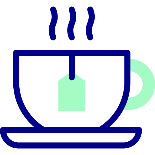 filiżanka herbaty Detailed Mixed Lineal color ikona