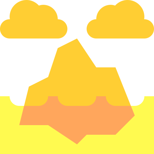 氷山 Basic Sheer Flat icon