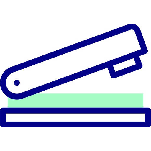 Stapler Detailed Mixed Lineal color icon