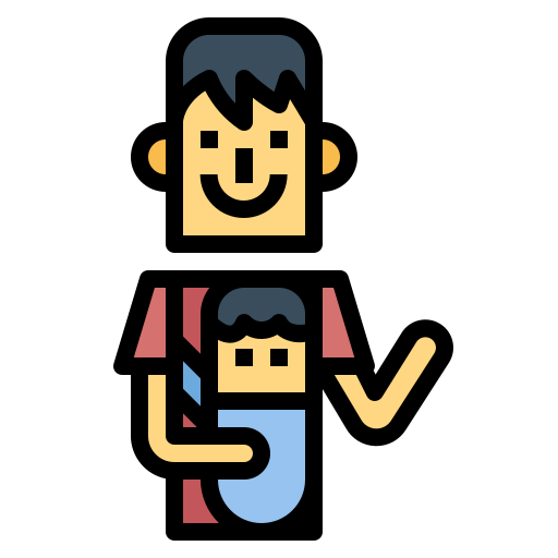 Dad Smalllikeart Lineal Color icon