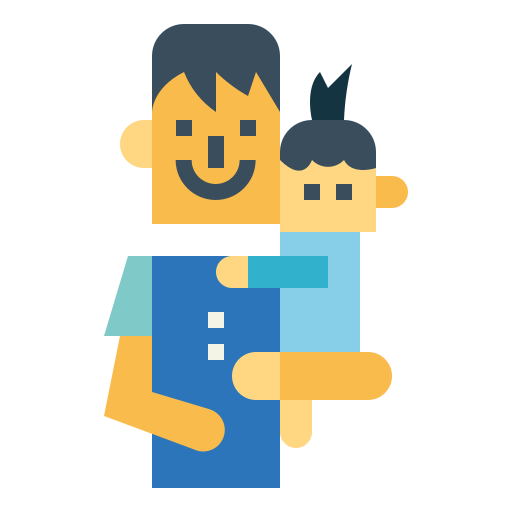 Dad Smalllikeart Flat icon