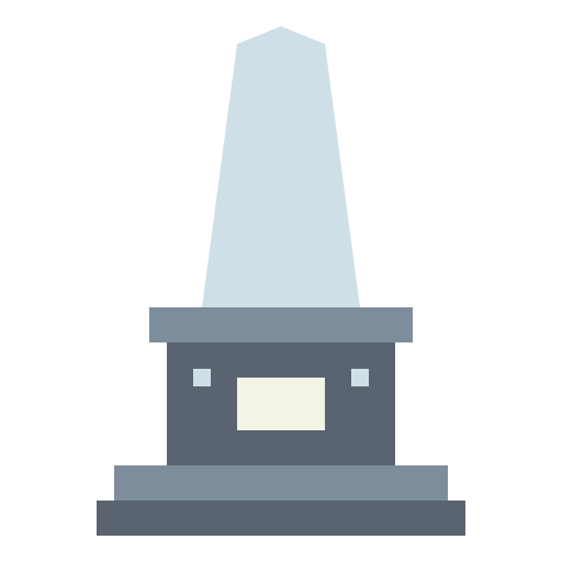 Knockagh monument Smalllikeart Flat icon