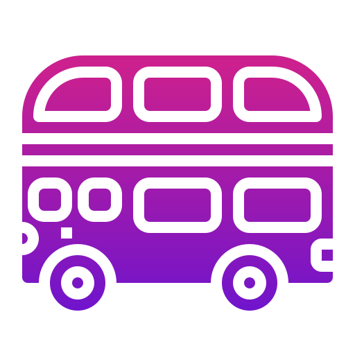 autobus Generic Flat Gradient Icône