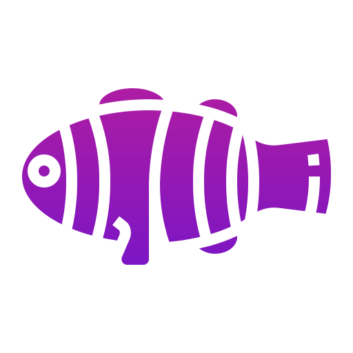 Clownfish Generic Flat Gradient icon