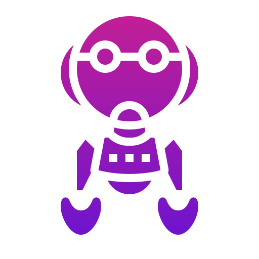 robot Generic Flat Gradient icoon