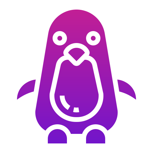 Penguin Generic Flat Gradient icon