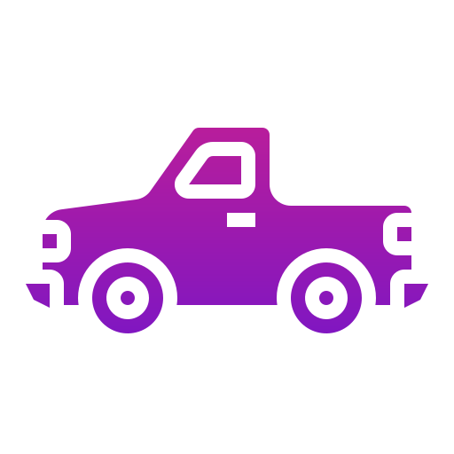 pick-up vrachtwagen Generic Flat Gradient icoon
