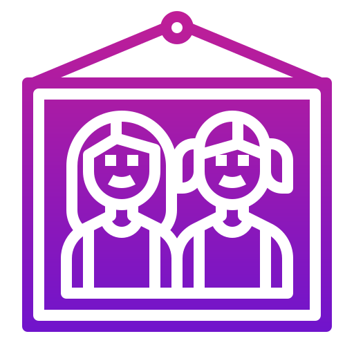 Family picture Generic Flat Gradient icon