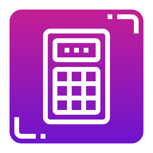 taschenrechner Generic Flat Gradient icon