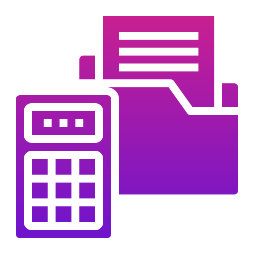 contabilidad Generic Flat Gradient icono