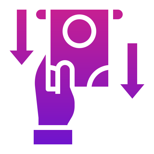 retirada de dinheiro Generic Flat Gradient Ícone