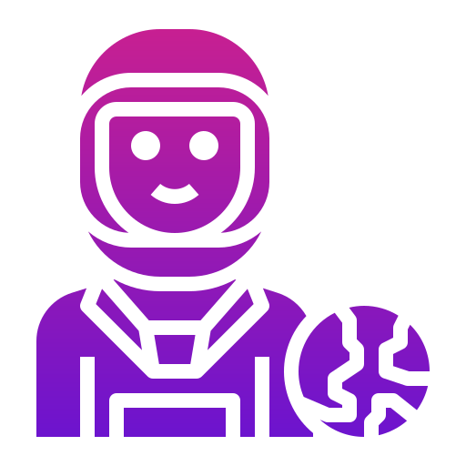 astronauta Generic Flat Gradient ikona