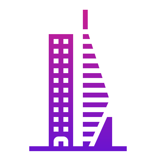 grattacieli Generic Flat Gradient icona