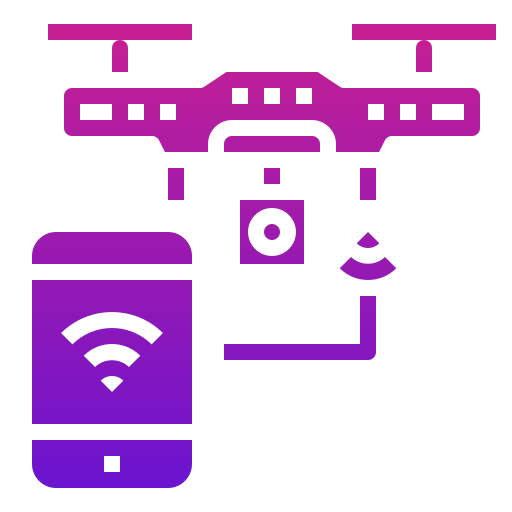 drone Generic Flat Gradient icona