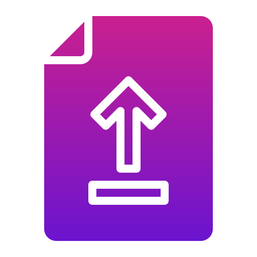 datei hochladen Generic Flat Gradient icon