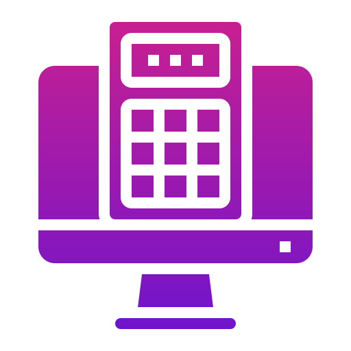 calculatrice Generic Flat Gradient Icône