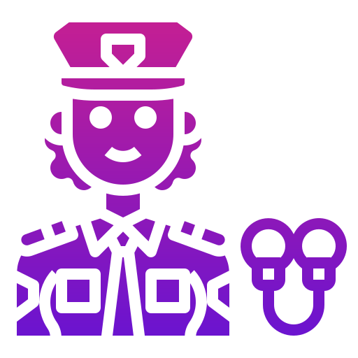 Police Generic Flat Gradient icon