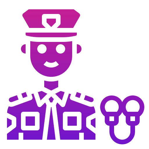 警官 Generic Flat Gradient icon