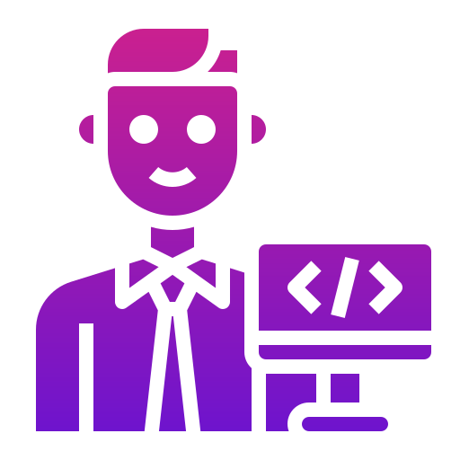 Programmer Generic Flat Gradient icon