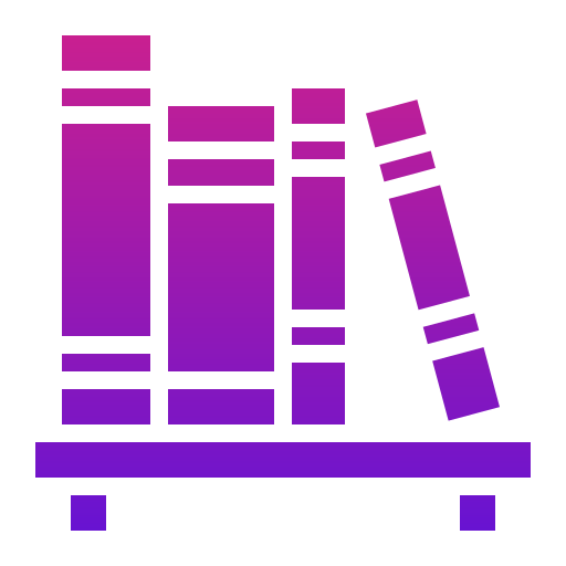 Library Generic Flat Gradient icon
