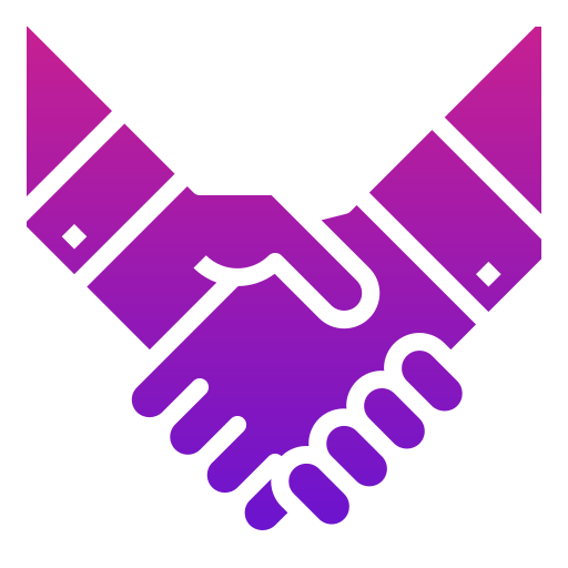 partnerski uścisk dłoni Generic Flat Gradient ikona
