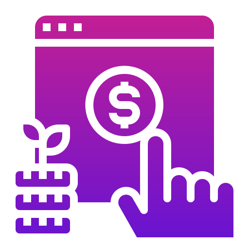 Pay per click Generic Flat Gradient icon