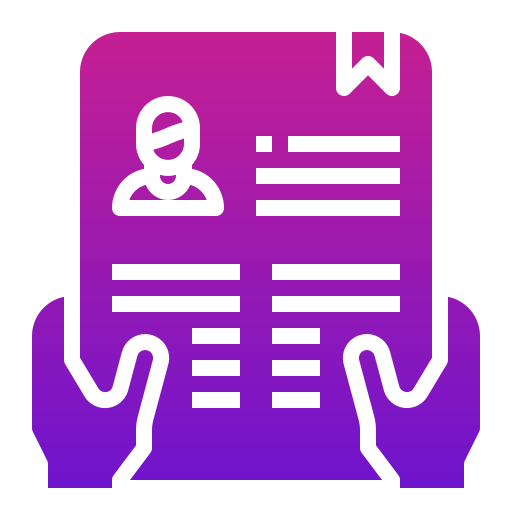 Resume Generic Flat Gradient icon