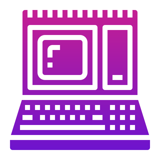 komputer Generic Flat Gradient ikona