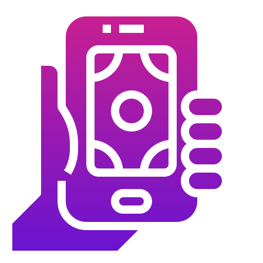 płatności mobilne Generic Flat Gradient ikona