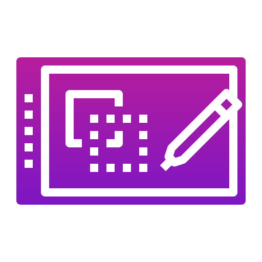 Graphic tablet Generic Flat Gradient icon